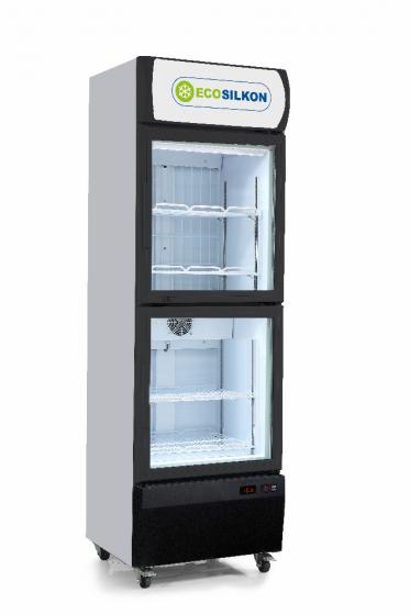 VISICOOLER DOBLE PUERTA P/BEB-CERVEZA ECOSILKON FREEZER 156 L/HELAD 143 L