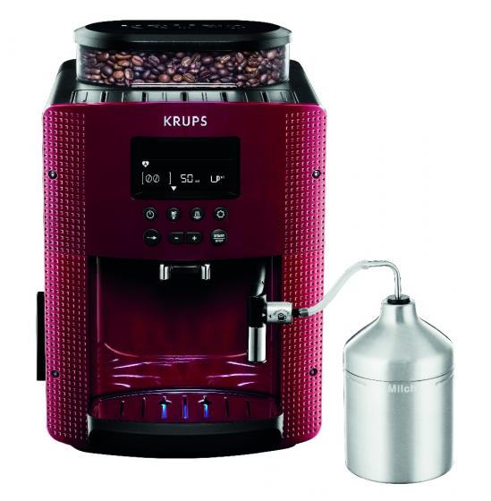 CAFETERA KRUPS ESPRESSO DISPLAY ESSENTIAL RED EA816 1.7L