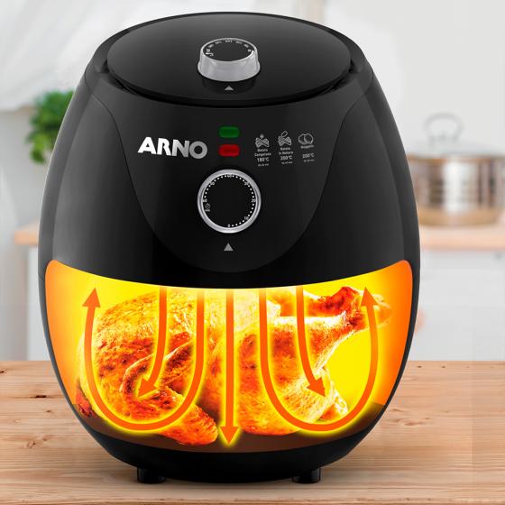 FREIDORA ARNO AIR FRY EZFP 3.2L NEGRO 220V 1200W