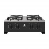 COCINA A GAS TOKYO MARAVILHA 4H NEGRO MESADA INOX