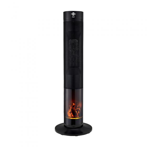 ESTUFA TORRE TOKYO FLAME DIGITAL CON FUNCION VENTILADOR C/CONTROL Y TIMER 8 HS 2