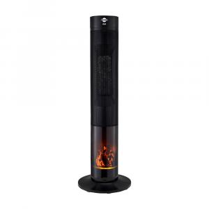 ESTUFA TORRE TOKYO FLAME DIGITAL CON FUNCION VENTILADOR C/CONTROL Y TIMER 8 HS 2