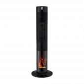 ESTUFA TORRE TOKYO FLAME DIGITAL CON FUNCION VENTILADOR C/CONTROL Y TIMER 8 HS 2