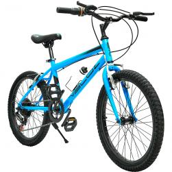 BICICLETA VELOZ ARO 20 ROCKET AZUL