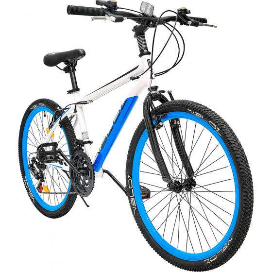 BICICLETA VELOZ ARO 24 VORTEX BLANCO/AZUL