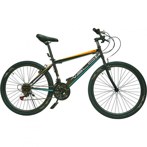 BICICLETA VELOZ ARO 26 THUNDER NEGRO/NARANJA