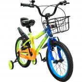 BICICLETA VELOZ ARO 16 SPEEDY VERDE/AZUL