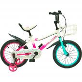 BICICLETA VELOZ ARO 16 STARLET TURQUESA/ROSA