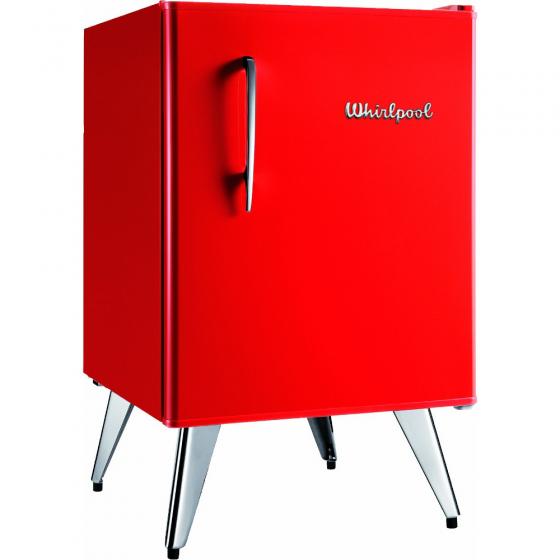 FRIGOBAR WHIRLPOOL VINTAGE WRA08BVD ROJO 80L FRIO HUMEDO + ADAPTADOR