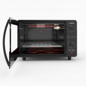 HORNO ELECTRICO TOKYO POP TIME NEGRO 45 LTRS  C/TIMER 300C/1700W