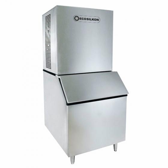 FABRICADORA HIELO ECOSILKON 128 KG/24H CAP DEP 160 KG AC.INOX.  ZBL280