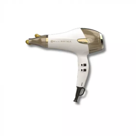 Set Gold Bellissima Planchita a Vapor + Secador Profesional Steam Ceramic & Keratin