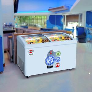 CONGELADOR P/HELADOS TOKYO TCONH350R 263 NET 2T/VID.CURVO DESLIZ.