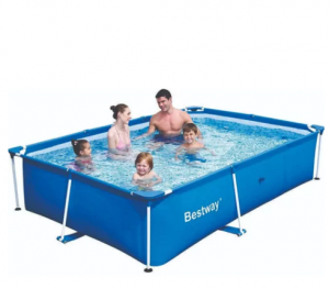 Piscina rectangular c/est. metalica 1.000lt. s/ Depurador. Bestway Kids 10473