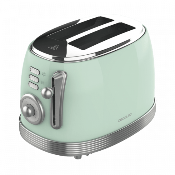 TOSTADOR VINTAGE 800 LIGHT GREEN	CECOTEC