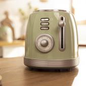 TOSTADOR VINTAGE 800 LIGHT GREEN	CECOTEC