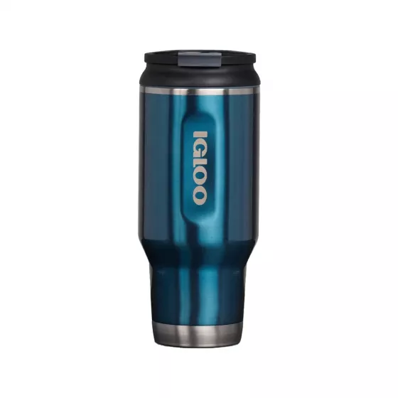 Vaso Termico Igloo 950ml Azul Moderno C/tapa 71079