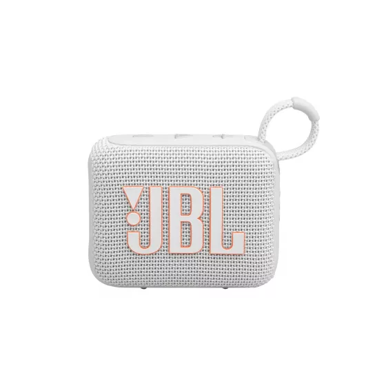 Parlante JBL Go 4 4w Jblgo4whtam Bt/bat/ip67/blanco