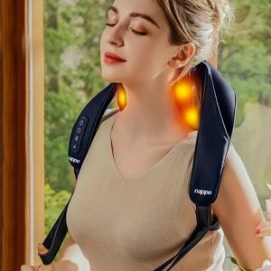 Masajeador de cuello espalda y hombros NAPPO NPM-208 NEGRO