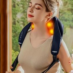 Masajeador de cuello espalda y hombros NAPPO NPM-208 NEGRO