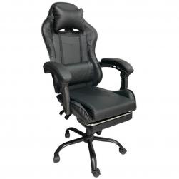 SILLA GAMER XTREME LEVEL C/ POSAPIES Negro