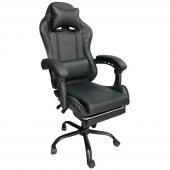 SILLA GAMER XTREME LEVEL C/ POSAPIES Negro