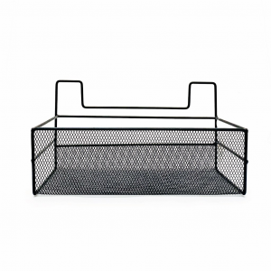 ORGANIZADOR COLGANTE ACERO 26x13.5x13.5CM NEGRO