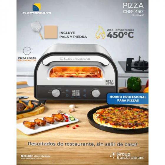 Horno para pizza a la piedra ELECTROBRAS PIZZA CHEF