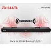 BARRA DE SONIDO SOUNDBAR AIWA AW-SBH22 CON 2 SUB-WOOFER INTEGRADOS