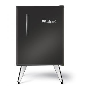 FRIGOBAR WHIRLPOOL VINTAGE WRA08BVD NEGRO 76L FRIO HUMEDO + ADAPTADOR