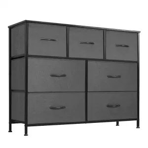 COMODA 7 CAJONES DECOTEAM DDC-038 GRIS