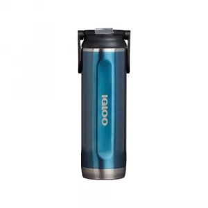 Botella Termica Igloo 600ml Azul Moderno C/manija 71086