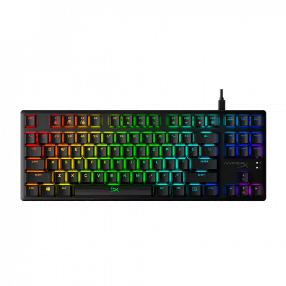 Teclado Gamer Usb Hyperx 4p5p3aa#aba Alloy Origins Core Mecanico Red Ingles Rgb
