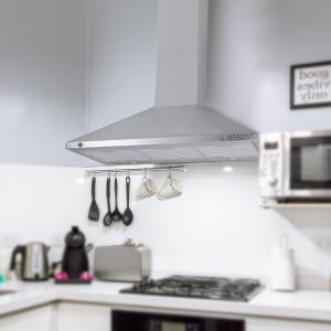 CAMPANA PIRAMIDAL TOKYO INOX NEA 6H 90CM 1000 M3/H FILTRO/C