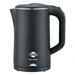 HERVIDORA TOKYO EASY PRO NEGRA JARRA DE ACERO INOXIDABLE  1,7 L 1500 W