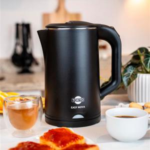 HERVIDORA TOKYO EASY PRO NEGRA JARRA DE ACERO INOXIDABLE  1,7 L 1500 W