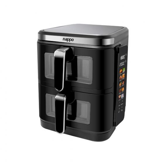 FREIDORA DE AIRE DIGITAL NAPPO DOBLE VERTICAL DUAL PRO 11L NEF-251