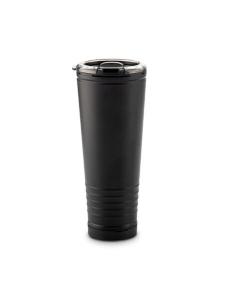 VASO C/SILBATO TIPO VUVUZELA PLASTICO 500ML NEGRO