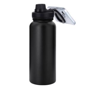 BOTELLA CON IMAN P/CELULAR TERMICA 960ML NEGRO