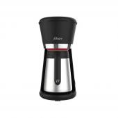 Cafetera Oster Negra con Jarra Térmica de Acero Inoxidable de 0.7L