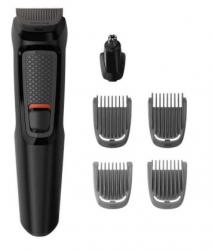 AFEITADORA PHILIPS MG3711/15 DUAL CUT 6 ACC LAVABLE 60M/16H 220V