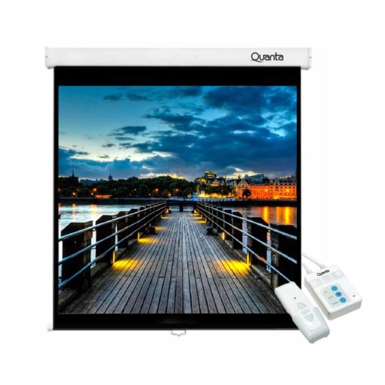Pantalla de Proyección 150 pulgadas Retráctil Eléctrica QUANTA