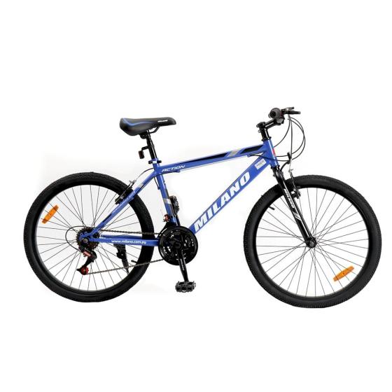 BICICLETA MILANO ACTION 24 18/VEL.AZUL