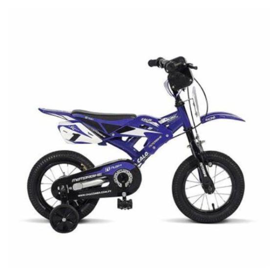 Bici Moto Caloi Aro 12 Azul.
