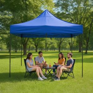 TOLDO PLEGABLE 3X3 LEVEL AZUL