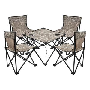 JUEGO DE SILLAS DE CAMPING & MESA LEVEL PLEGABLE LVS-208