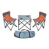 SILLAS DE CAMPING LEVEL C/ MESA PLEGABLE