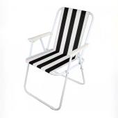 SILLA PLAYERA LEVEL A RAYAS NEGRAS