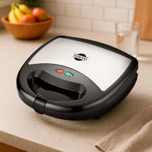 SANDWICHERA TOKYO 3 EN 1 GRILL WAFLE DONAS  NEGRO INOX