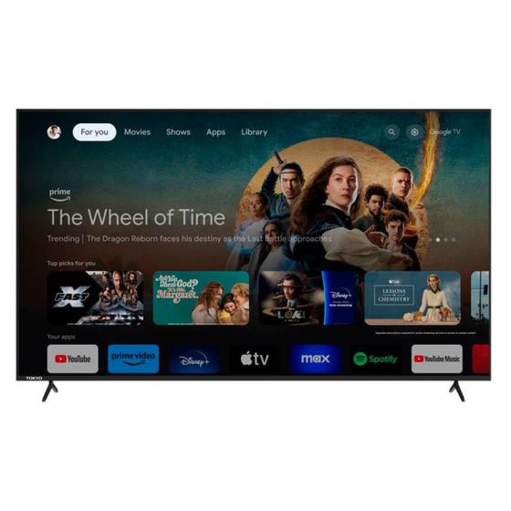 SMART TV TOKYO GOOGLE TV 85 4K FRAMELESS C/ CHROMECAST INCLUIDO